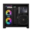 FORMULA V GABINETE GAMER CRYSTAL Z5 BLACK MATX + 1 FAN FRGB