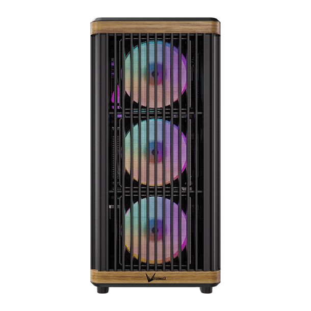 FORMULA V GABINETE GAMER TIMBERLINE T1 BLACK ATX + 4 FANS FRGB