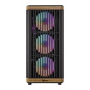 FORMULA V GABINETE GAMER TIMBERLINE T1 BLACK ATX + 4 FANS FRGB