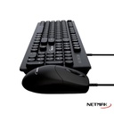 NETMAK NM-KB258 TECLADO + MOUSE USB NEGRO