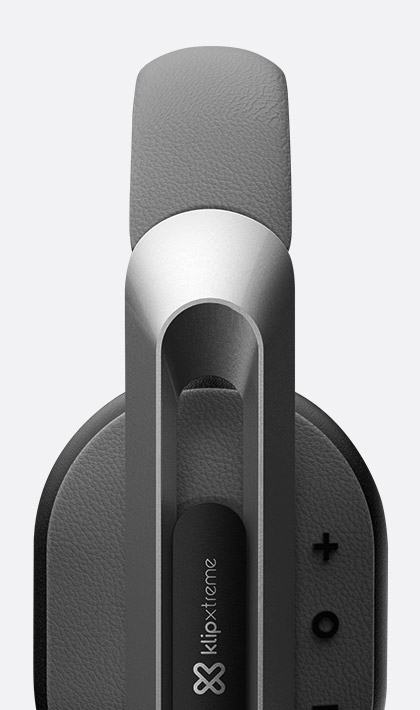 KLIPXTREME KWH-750GR  AURICULAR STYLE BLUETOOTH MIC 40HS ESTUCHE RIGIDO PLEGABLE GREY GRI