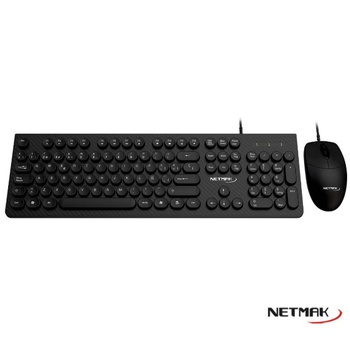[10009] NETMAK NM-KB258 TECLADO + MOUSE USB NEGRO