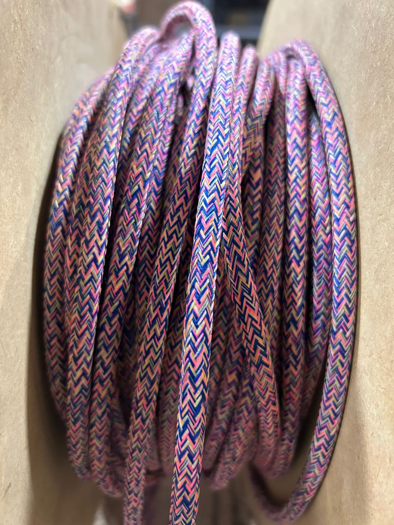 Cable Textil CT16 - Rosa + colores
