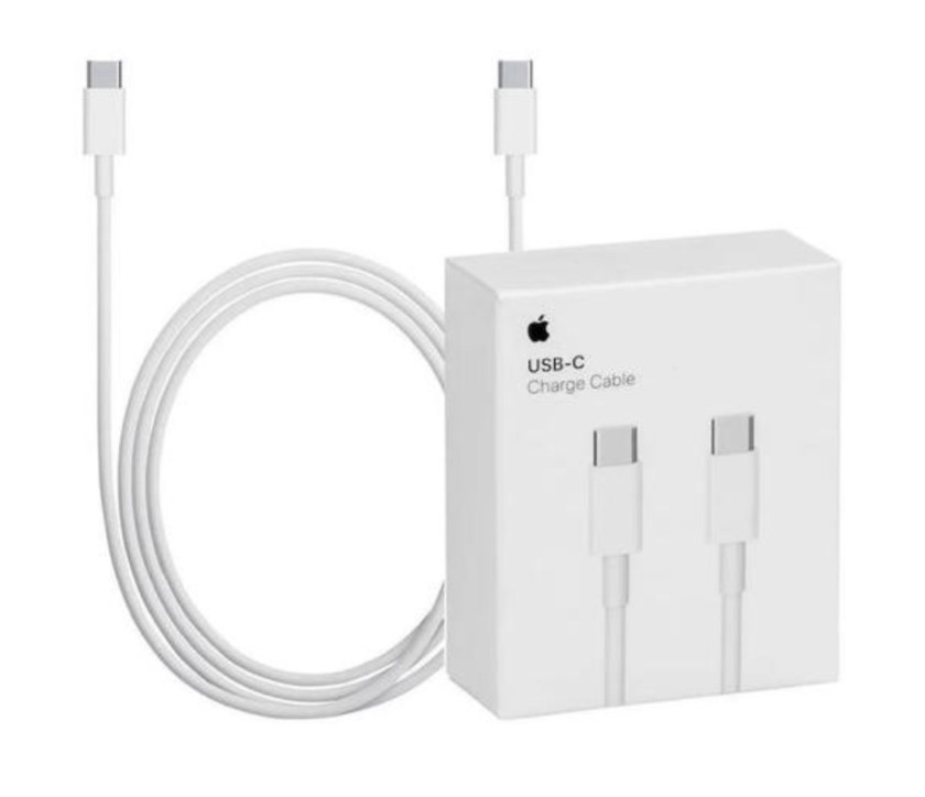CABLE TIPO C A TIPO C PARA APPLE IPHONE LARGO 1MT. QC CARGA RAPIDA 20W