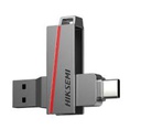 HIKSEMI PENDRIVE 128GB E307C DUAL SLIM USB 3.0 / USB TYPE C OTG