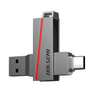 [9106] HIKSEMI PENDRIVE 128GB E307C DUAL SLIM USB 3.0 / USB TYPE C OTG