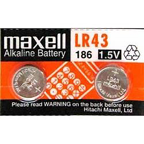 [1508] Pila alcalina LR43 Maxell Blister x 2