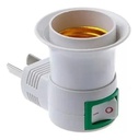 ADAPTADOR FOCO E27 A 220V PORTA LAMPARA