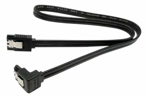 [3938] NETMAK NM-C06 CABLE DATOS SATA CON TRABAS COLOR NEGRO