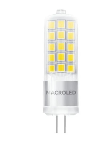 [4928] MACROLED G4-4WW BIPIN LED G4 4W 12V CALIDO 2700K