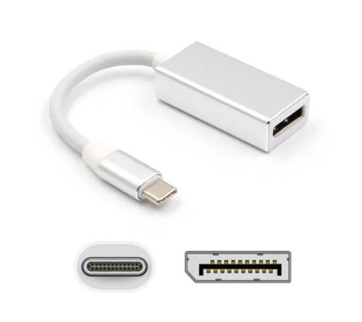 [6097] NETMAK NM-C106 - CONVERSOR TIPO C A DISPLAY PORT HEMBRA