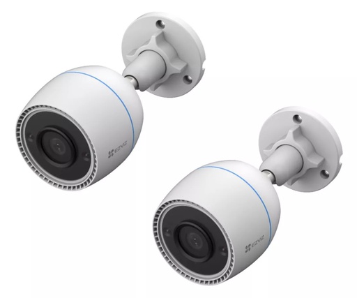 [8281] COMBO EZVIZ EXTERIOR SEGURIDAD H3C H265 FULL HD COLOR VU X 2