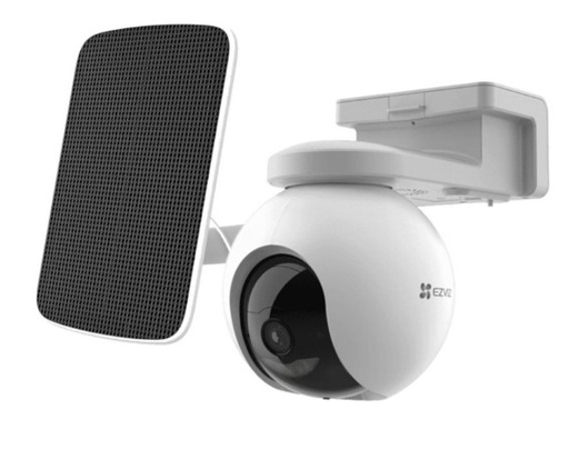 [8542] EZVIZ CS-EB8/SP-R100 CAMARA PT 4G EXTERIOR BATERIA 2K GPS COLOR VU 3MPX CON PANEL SOLAR