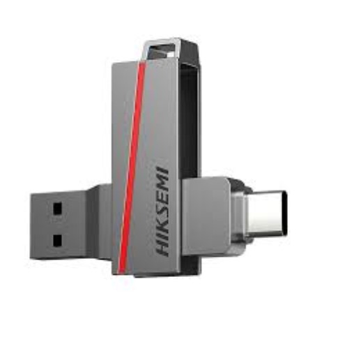 [9106] HIKSEMI PENDRIVE 128GB E307C DUAL SLIM USB 3.0 / USB TYPE C OTG