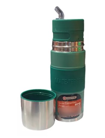 [9482] VISIONEER FLK-1679 MATE AUTOCEBANTE ACERO INOX. METALIZADO MATE TERERE TERMICO FRIO/CALOR 12HS VARIOS COLORES