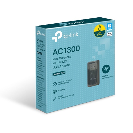 [9780] TPLINK TL-ARCHER T3U PLACA DE RED WIFI AC1300 USB 3.0