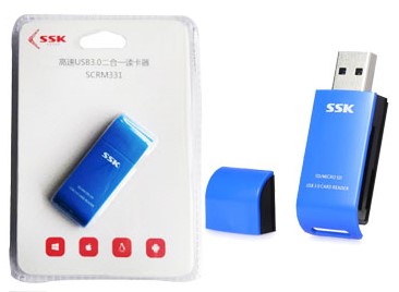 [9863] LECTOR DE MEMORIAS USB SSK SCRM331 MICROSD SD 3.0