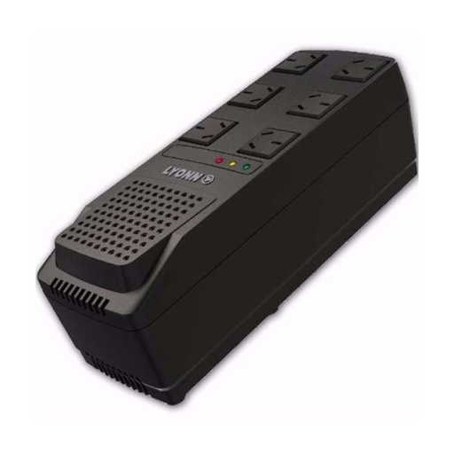 [9920] LYONN ESTABILIZADOR DE TENSION 1200VA 800 WATT TIPO ZAPATILLA
