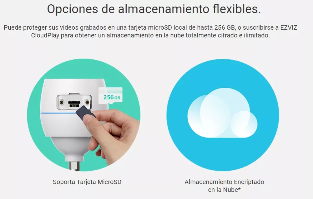 COMBO EZVIZ EXTERIOR SEGURIDAD H3C X 3
