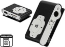 REPRODUCTOR MP3 SHUFFLE MICROSD SIN MEMORIA SIN DISPLAY - NO INCLUYE CABLE MINIUSB DE CARGA